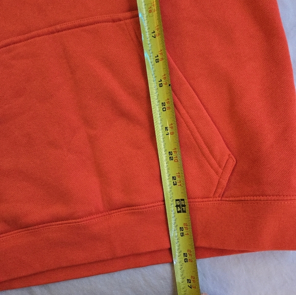 Nike WNBA Pullover Fleece Hoodie Men's Orange Hoodie with White Logo - Picture 7 of 12